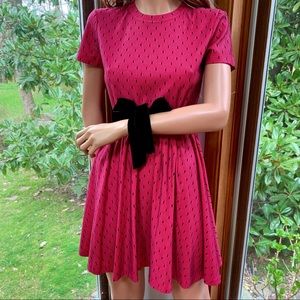 🎀RED Valentino Tulle Dress Pink Black Sz S 🎀